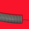 Труба для электропроводки ПНД гофрированная легкая, с зондом, без галогена, диаметр 16 мм (цвет серый), Экопласт - 20116HF-GR