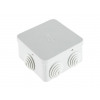 Коробка разветвительная 85х85х40, 6 вых., IP44 JBS080, цвет серый, Экопласт - 44006