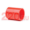 Муфта для аспирационной системы D25мм (50шт), АБС, цвет красный, Экопласт - 49525-50