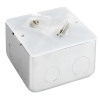 Коробка для «антивандальных» люков под блок розеток в пол LUK/1.5BR, LUK/1.5AL, металлическая (для заливки в бетон), BOX/1.5S, Экопласт - 70116