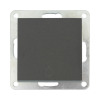 Выключатель-кнопка одноклавишный (схема 1Т) 10 A, 250 B (черный бархат) FLAT - 840508-1