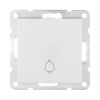 Выключатель-кнопка одноклавишный (схема 1Т) 10 A, 250 B (белый) LK60 - 860504-1