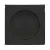 Накладка светорегулятора с желтой круговой подсветкой (черный бархат) LK60 - 867108-1