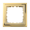 Рамка 1-постовая (золото) CLASSIC, 82х82х10 мм - 894116-1