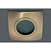 Встраиваемый светильник для ванной комнаты, Цвета: Зеленая античная медь, Состав металла: Литье, цинковый сплав, MR16 GU5,3, диаметр - мм:82x82, высота 85, диаметр монт. 74 - DN-BAG-8151NS