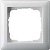 Рамка одинарная глянцевый белый, Gira Standart 55 - G021103
