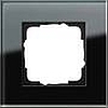 Рамка одинарная GIRA Esprit черное стекло, Гира Эсприт - G021105