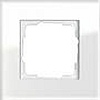 Рамка одинарная GIRA Esprit белое стекло, Гира Эсприт - G021112