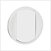 Лицевая панель 1-клавишного выключателя с кольцевой подсветкой, белый, Legrand Celiane - LN-065004