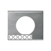 Рамка 5-ная, фактурная сталь, Legrand Celiane 2 - LN-069110