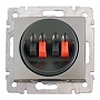 Аудиорозетка двойная Legrand Valena Алюминий - LN-770124