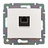 Розетка комп(RJ45) одинарная 5 кат ISDN 300MHz 8конт Legrand Valena Белая - LN-774441