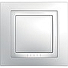Рамка с декоративным элементом, одинарная, белый, Schneider Unica - SCMGU2.002.18