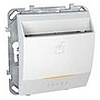 Карточный выключатель белый, механизмы Unica Schneider - SCMGU5.283.18ZD