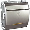 Карточный выключатель алюм, механизмы Unica Schneider - SCMGU5.283.30ZD