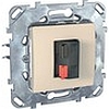 Аудио розетка бежевый, механизмы Unica Schneider - SCMGU5.486.25ZD