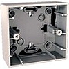 Монтажная коробка для наружной проводки 36 мм, 1 место бежевый, механизмы Unica Schneider - SCMGU8.002.25