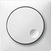 Накладка светорегулятора поворотного (термопласт) Белая, Merten SD - SCMTN5250-4019
