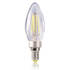 Лампа светодиодная свеча 4W (ЛН 40Вт)Е14 2800К, Серия CRYSTAL. - VG1-C1E14warm4W-F