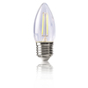 Лампа светодиодная свеча 4W (ЛН 40Вт)Е27 4000К, Серия CRYSTAL. - VG1-C1E27cold4W-F