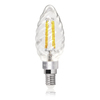 Лампа светодиодная витая свеча 4W (ЛН 40Вт)Е14 4000К, Серия CRYSTAL. - VG1-CC1E14cold4W-F