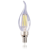 Лампа светодиодная свеча на ветру 4W (ЛН 40Вт) Е14 4000К Серия CRYSTAL. - VG1-CW1E14cold4W-F