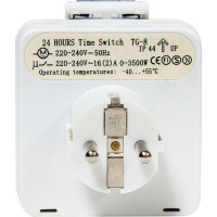 Розетка с таймером Feron TM31 суточная мощность 3500W/16A IP44 в каталоге электрики 220.ru, артикул 23204