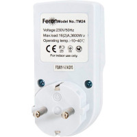 Розетка с таймером Feron TM24 недельная электронная мощность 3500W/16A в каталоге электрики 220.ru, артикул 23257
