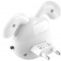 Светильник ночник Feron FN1167 1W 220V, белый в каталоге электрики 220.ru, артикул 23348