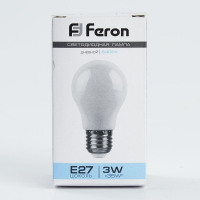 Лампа светодиодная Feron LB-375 E27 3W 230V 6400K в каталоге электрики 220.ru, артикул 25920