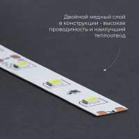 Светодиодная LED лента Feron LS603, 60SMD(2835)/m 4.8W/m 12V 5m синий в каталоге электрики 220.ru, артикул 27673