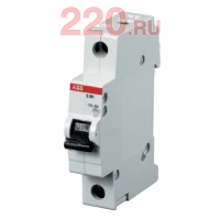 Автоматический выключатель 1-полюсной SH201L C6 STOSH201L_C6, ABB в каталоге электрики 220.ru, артикул 2CDS241001R0064