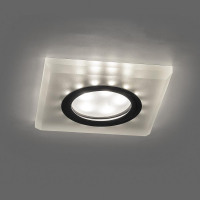 Светильник встраиваемый с белой LED подсветкой Feron CD8170 потолочный MR16 G5.3 белый матовый в каталоге электрики 220.ru, артикул 32571