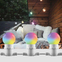 Лампа светодиодная Feron LB-371 Шар матовый E27 3W 230V RGB плавная сменая цвета в каталоге электрики 220.ru, артикул 38115