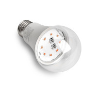 Лампа светодиодная для растений А60 Feron LB-7060 E27 10W 175-265V красно-синий спектр в каталоге электрики 220.ru, артикул 38275