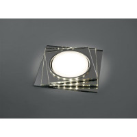 Светильник встраиваемый с белой LED подсветкой Feron CD5024 потолочный GX53 без лампы, прозрачный в каталоге электрики 220.ru, артикул 40523