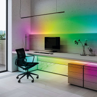 Светодиодная LED лента Feron LS606, 60SMD(5050)/m 14,4W/m 12V 5m RGB в каталоге электрики 220.ru, артикул 41449