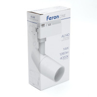 Светодиодный светильник Feron.ONE AL140 трековый однофазный на шинопровод 24W 4000K 35 градусов белый в каталоге электрики 220.ru, артикул 41611