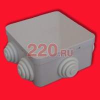 Коробка разветвительная 150х110х70, 10 вых., IP55 JBS150, цвет серый, Экопласт в каталоге электрики 220.ru, артикул 44009