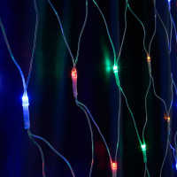Гирлянда - сеть 230V 360 LED 3х2,7м, мультиколор, 18W,   IP 20, сетевой шнур 3м в комплекте , CL31 в каталоге электрики 220.ru, артикул 48175