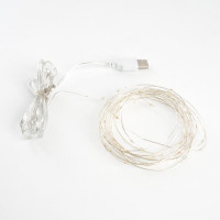 Гирлянда линейная Роса,  50LED 5000К, 5м, IP20 USB, прозрачный шнур, CL575 в каталоге электрики 220.ru, артикул 48184