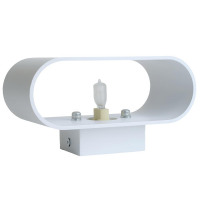Светильник настенный Feron ML1780 Oval MR16 35W, 230V, G9,15W, белый IP20 в каталоге электрики 220.ru, артикул 48436