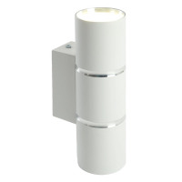 Светильник  настенный Feron ML1860 ZEN MR16 35W, 230V, 2*GU10, белый, хром IP20 в каталоге электрики 220.ru, артикул 48650