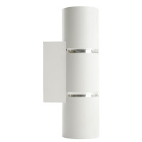 Светильник  настенный Feron ML1860 ZEN MR16 35W, 230V, 2*GU10, белый, хром IP20 в каталоге электрики 220.ru, артикул 48650