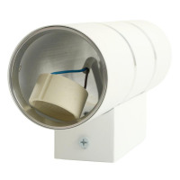 Светильник  настенный Feron ML1860 ZEN MR16 35W, 230V, 2*GU10, белый, хром IP20 в каталоге электрики 220.ru, артикул 48650