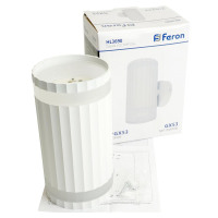 Светильник  настенный Feron HL3690 OLYMPUS 12W, 230V, 2*GX53,  белый IP20 в каталоге электрики 220.ru, артикул 48681