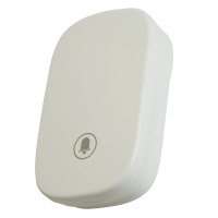 Звонок беспроводной (клавиша и база в розетку) радиочастотный 433MHz, белый, DB-380 в каталоге электрики 220.ru, артикул 48882