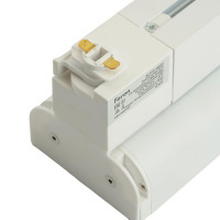 Светодиодный светильник Feron AL123 трековый однофазный на шинопровод 2*30W 6500K 60 градусов белый в каталоге электрики 220.ru, артикул 48927