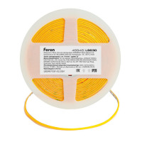 Светодиодная COB лента Feron LS630, 400SMD(2110)/ 7Вт/м 12V 5000*3*1.8мм 4000K, IP20 в каталоге электрики 220.ru, артикул 48948