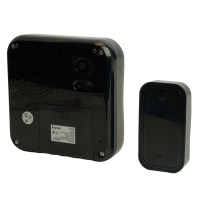 Звонок дверной беспроводной Feron E-378 Электрический 10 мелодий чёрный с питанием от батареек в каталоге электрики 220.ru, артикул 51431